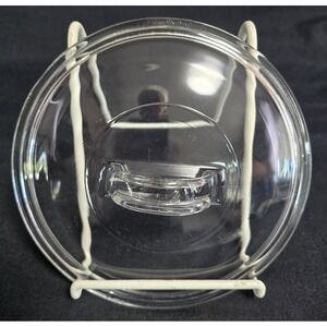 Pyrex‎ L21C Glass Replacement Lid 7.25" Round Clear for 1.5 Qt Corning Casserole